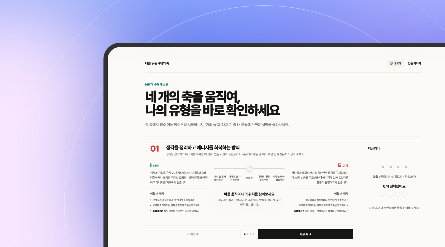 번역회사 대표가 만든 MBTI, 뜬금없이 왜?